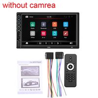 Zqasales 7 inch Double Din Touch Screen Car Stereo Upgrade The Latest Version MP5/4/3 Player FM Radio Video Support Backup Rear-View Camera Mirror Link