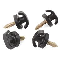 4 Pcs Universal Car Rear Trunk Envelope Cargo Net Tie Down Hook Ring Loop Hanging