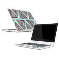 Mightyskins Skin Compatible with Lenovo Chromebook C330 (2018) - Aztec Pyramids | Protective, Durable, and Unique Vinyl Decal Wrap Cover | Easy to Apply, Remove, and Change Styles | Made in The USA