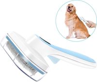 UPSKY Dog Brush & Cat Brush Self Cleaning Dog Slicker Brush Easy to Clean Pet Grooming Brushes Shedding Grooming Tools for Dogs & Cats with Long or Short Hair