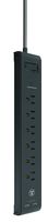 Westinghouse Featuring a built in LED indicator NCC96024 Sure Series Surge Strip USB, 4-Foot Cord (Black)