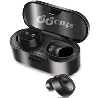 Bluetooth Headphones, Wireless Earbuds with Charging Case Bulit-in Mic Headset,True Wireless Stereo in-Ear Sport Earphones