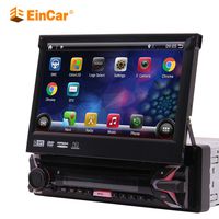 EinCar 1 Din 1GB+16GB in Dash Android 7.1 Car GPS Navi DVD Player Car Stereo 7 Inch Capacitive HD Touch Screen Support FM AM Radio Bluetooth Steering Wheel Control USB SD TF AUX Cam-in 1080P Video C