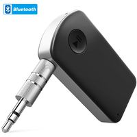 Bluetooth Receiver, YiSen US Portable Wireless Audio Adapter 4.1 Car Adapter 3.5mm Aux Stereo Output Aux Adapter for Home Audio Music Streaming Sound System