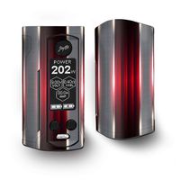 IT'S A SKIN Decal Vinyl Wrap for Wismec Reuleaux RX Gen3 Dual Vape Sticker Sleeve Cover/Red Metal Pattern Screen