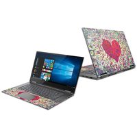 Mightyskins Skin Compatible with Lenovo Yoga 730 13" (2018) - Stained Heart | Protective, Durable, and Unique Vinyl Decal Wrap Cover | Easy to Apply, Remove, and Change Styles | Made in The USA