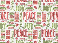 Gift WRAP Tissue Paper for Christmas, 24 Sheets, Large 20x30, Printed Decorative Tissue Paper for Gift Wrapping (Christmas Chalkboard Greetings)