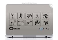 Laptop VINYL DECAL Sticker Skin Print Portal Hazard Sign Art fits Latitude E6520