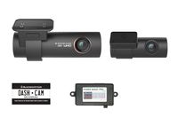 Blackvue DR900S-2CH with Power Magic Pro Hardwire Kit 2-Channel (Front & Rear) Camera with Built-in GPS| 4K Dashcam | 256GB SD Card & Gilded USB Lighter Plug