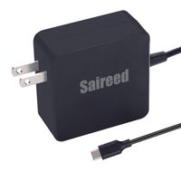 Saireed 45W Type USB C AC Charger for HP Chromebook 11 G6 EE 14 G5 x360 14 G5 14-ca061dx 14-ca020nr 14-ca060nr 14-ca043cl 14-ca051wm 14-ca052wm 1030 G2 Laptop Power Adapter Supply w/7ft Charing Cord