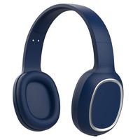 Premier Replay Audio Wireless Headphones Bluetooth HD SQR, Blue
