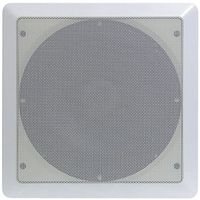 6.5" Ceiling Wall Mount Speakers - Pair of 2-Way Midbass Woofer Speaker 1/2'' Polymer Dome Tweeter Flush Design w/ 70Hz - 20kHz Frequency Response & 200 Watts Peak Easy Installation - Pyle PDIC65SQ