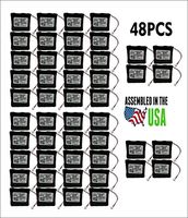 48PCS Replacement SAFLOK A28110 6V Hotel Door Lock Battery Fits 884952, A28110, A28100, DL-12/4, HTL-11/13, Intellis, MT