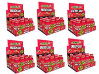 Stacker 2 Energy Shots, Berry, 12 Shots x 6 Box 72 Total 2oz. Bottles