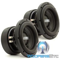 Pair of Sundown Audio E-8 V.5 D4 8" 300W RMS Dual 4-Ohm EV.5 Series Subwoofers