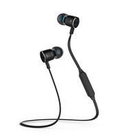 Magnetic Wireless Earbuds Bluetooth Headphones Sport in-Ear Sweatproof Earphones with Mic (Super Sound Quality, IPX5, aptx, 8 Hours Play Time, Secure Fit Design) (Black)