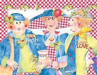 Hi-Look Microfiber Cleaning Cloth - Faith Hope Love