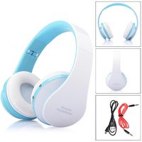 Foldable Bluetooth Headset, Bolayu Wireless Stereo Handsfree Headphones Mic