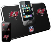 iHip Official NFL - TAMPA BAY BUCCANEERS - Portable iDock Stereo Speaker with Wireless Remote NFV5000TBB
