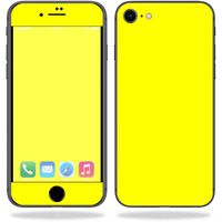 MightySkins Skin Compatible with Apple iPhone 8 - Solid Yellow | Protective, Durable, and Unique Vinyl Decal wrap Cover | Easy to Apply, Remove, and Change Styles | Made in The USA