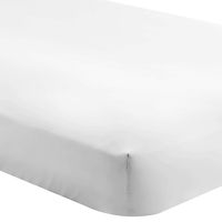Bare Home Fitted Bottom Sheet Split Queen - Premium 1800 Ultra-Soft Wrinkle Resistant Microfiber - Hypoallergenic - Deep Pocket (Split Queen, White)