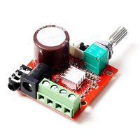 ARCELI PAM8610 Mini Power Amplifier Board Spike TDA2030 12V 10W Pure Class D Stereo Amplifier