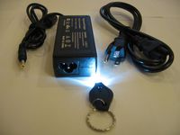 NEW Galaxy Bang Ac Adapter Charger replacement for HP Spare Part Number 417220-001 371790-001, HP Pavilion dv2842se dv2845se dv2911us dv2915nr Laptop Notebook Battery Power Supply Cord Plug (FREE Galaxy Bang LED Flashlight Keychain Light with your Order)