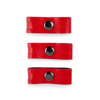 Kikkerland Looper Cord Wraps, Set of 3 (US152-A)