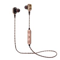 Wireless Bluetooth Headset Headphones Sport Dual Dynamic Driver Earbuds Earphone Zodrq(Black)