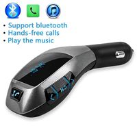 Autos Wireless Bluetooth for BMW X5 Music Player FM LCD Screen Radio Adapter USB Charger
