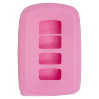 Keyless2Go New Silicone Cover Protective Case for Smart Prox Keys with FCC HYQ14FBA - Pink