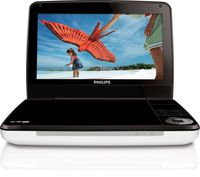 Philips PD9030/37 9-Inch Portable DVD Player (White/Black)