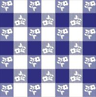 Blue Gingham Beverage Napkin - 50ct