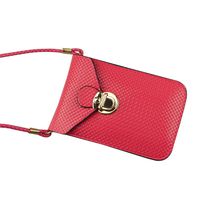 Universal PU Leather Cellphone Bag Pouch for iphone 5 5S,Samsung Galaxy Note 2 ,Galaxy S3 , S4 / Htc One / Motorola / Nokia Lumia (Rose)