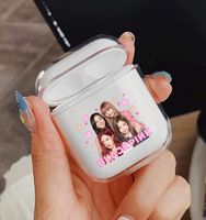 babyhealthy Kpop Blackpink Airpods Cases Lisa Jennie Rose Jisoo Protective Transparent Cover Case for Airpods