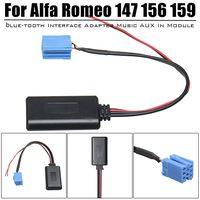 Tomynaanel - NEW AUX blue-tooth Music Adapter Interface Wireless Radio Stereo Aux Cable For Alfa Romeo 147 156 159 Brera Mito GT Giulietta