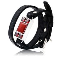 SHAREMORE Multifunction Smart Jewelry for Man, Wearable Personal Smart Safety Device with App-Enabled, Emergency Call, Wireless Charging Waterproof, Important Information Reminder (Men's Bracelet)