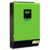 EASUN POWER 3KVA 24VDC 110V 120V Grid Tie Solar Inverter 2000W 80A MPPT Solar Charge Pure Sine Wave Hybrid Inverter 40A AC Charge