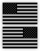 Pair ~ Black Ops AMERICAN FLAG Stickers | Stealth Vinyl Decals for Jeep Trucks SUV Car Wrangler Laptop Notebook Gaming PC | USA Patriotic Old Glory
