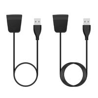 Kissmart for Fitbit Alta HR Charger 2 PCS (1.8ft & 3.3ft), Charging Cable Cord Repalcement Charger for Fitbit Alta HR (2 PCS - 1.8ft & 3.3ft)