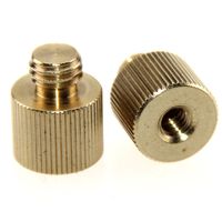 CAMVATE 1/4"-20 Female Threaded Adapter to 3/8"-16 Male Threaded Post(2 Pieses)