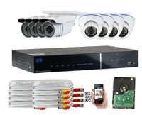 GW Security 1080P HD Over Analog (HD-AHD) 8CH Video Security Camera System - Eight 2.1 MP Sony Cmos Weatherproof Bullet & Dome Cameras, Realtime Recording 1080p @ 30fps, Pre-Installed 2TB HD