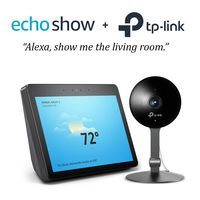 Echo Show (2nd Gen) - Charcoal with Smart Home Security Camera by TP-Link
