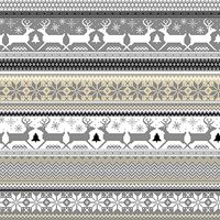 Gift WRAP Tissue Paper for Christmas, 24 Sheets, Large 20x30, Printed Decorative Tissue Paper for Gift Wrapping (Silver and Gold Christmas Reindeer Sweater Print)