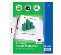 BAZIC Top Loading Sheet Protectors (100/Pack) (Case of 12) (3101-12)