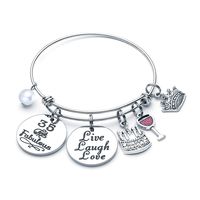 35th Birthday Gifts for Women Friend - Charmed Bracelets Jewelry 35 Year Old Birthday Gifts for Women Bestfriend Bff Bestie Co-Worker Wife Stepsister Sister in Law Birthday Valentine's Present