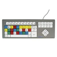Ablenet BigKeys LX - Color, QWERTY Large Print Computer Keyboard USB Wired - Product Number: 12000009