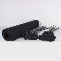 Gun Storage Solutions Pack of 40 Rifle Rods Starter Kit with Loop Fabric (60 x 19-Inch)