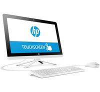 2019 HP All-in-One 21.5" FHD Touchscreen High Performance Desktop PC, Intel Pentium Quad-Core Processor 4GB RAM 1TB HDD HDMI DVD WiFi Bluetooth Webcam Keyboard + Mouse Windows 10, Snow White