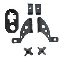 EAG Jack Mount Hood Hinge Bracket Fit for 2007-2018 Jeep Wrangler JK